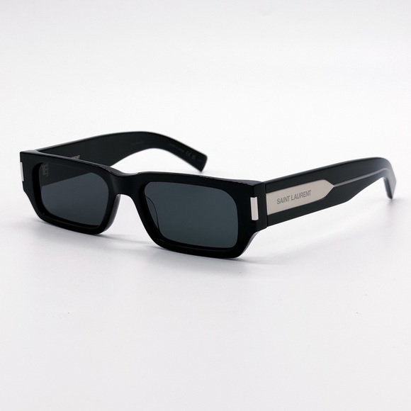 NEW SAINT LAURENT SL660 001 SQUARE BLACK UNISEX SUNGLASSES SAINT LAURENT SL660 - Picture 6 of 12